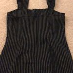 Striped black Mini body con dress Size M Photo 1