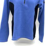 The North Face Women’s Blue/Black 3/4 Zip Fleece Pullover-Size M Photo 1