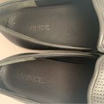 Vince  Blair Black Perforated Leather Pointed Toe Slip On Sneaker Size 8M Photo 1