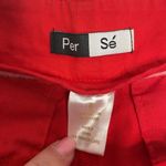 Per Se 181  Bermuda Long Red Vacation Beach Shorts Size 8 Photo 1