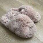Steve Madden  Pink Furry Slippers Photo 0