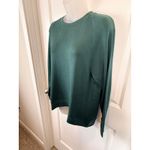 Lou & grey NWT Deep Green Crew Neck Lounge Wear Sweatshirt Top Womens Medium M Photo 7