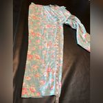 Ralph Lauren Blue and Pink Floral Capri Pajama Set size Small Photo 13