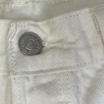 Levi's Women’s High Rise White Jean Shorts with Floral Embroidery 501 Size 32 Photo 10