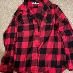 Old Navy Red And Black Checkered Flannel Photo 0