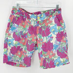 Birdies  And Bows Fairway Golf Floral Print Shorts bump run short size 4 Photo 0
