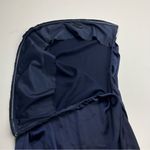 House of Harlow 1960 Midnight Strapless Ruched Bodycon Midi Dress‎ Medium *FLAW Blue Photo 14