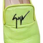 Giuseppe Zanotti Neon Croc Embossed Leather Smoking Slippers Size 36 (6 US) Photo 4