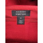 Halogen X Atlantic Pacific Button Detail Red Kick Flair Pants High Rise Sz 12 Photo 4