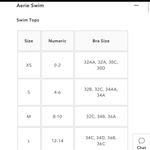 Aerie Longline Triangle Bikini Top Black Open Tie Back Stretch Neutral Size M Photo 11