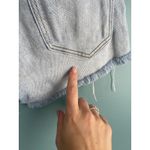 Gap  Light Blue Distressed Skinny Stretch Denim Cut Off Shorts 30 Photo 5