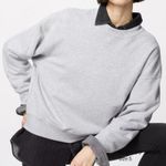 Uniqlo 100% Cotton Sweatshirt Light Grey NWT XL Photo 0