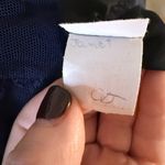 Carolina Herrera New York Vintage Cocktail Dress Blue Lace Silk Size 6 Photo 2