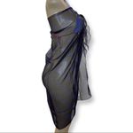 Zuliana polka a dot long sarong/dress. Made in USA Purple Size undefined Photo 1