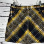 Urban Outfitters NWT Size S Plaid Journey Wool Blend Pelmet Fuzzy Mini Skirt Photo 1