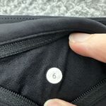 Lululemon  Run Pace Setter Skirt Skort Black Athletic Tennis Golf Women's 6 Photo 5