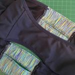 Athleta  Women XL Navy Blue Strappy Bikini Bottoms Swim Athletic Summer Beach Photo 6