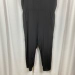 Vince  Black Silk Short Sleeve Cropped Jumpsuit Sz.12 Photo 6
