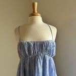 J.Crew  Blue & White Sweetheart Maxi Dress Photo 5