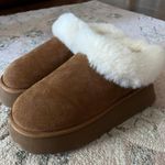 Steve Madden Brown Fuzzy Slides Photo 0