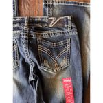 NWT Vtg Vanity Dakota Jeans Distressed Wide Leg Flare Bootcut Women’s 27x31 Y2K Blue Size 27 Photo 6