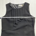 Calvin Klein Calvin Klein Black Pleated Bib Sleeveless Shift Dress Size 4 Photo 5
