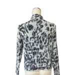 Philosophy NWT  Fuzzy Animal Print Mock Neck Sweater Small Photo 3