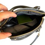 Kate Spade NWT New Mini Reiley Laurel Way Glitter Bag Satchel Crossbody Gunmetal Photo 6