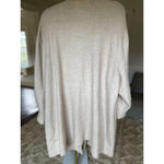 H&M Soft Knit Open Front Cardigan Oatmeal Beige Cozy Minimalist Neutral Scandi Photo 2