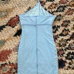 Princess Polly Jay Jay Light Blue Halter Mesh Bodycon Mini Dress 4 Photo 9