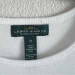 Ralph Lauren Lauren  Women’s Long Sleeve White Crew Neck Tee Photo 2