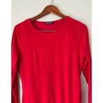 Btfbm Red Long Sleeve Side Ruched Mini Dress Size Medium Photo 2