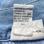 Newport News VTG 80s Light Wash Jean Skirt Knee Length Women’s 14 Denim Blue Photo 8