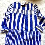 Vilagallo Dani tropical link stripe dress size 4 Blue Photo 5