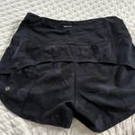 Lululemon High wasted Black Camo Shorts. 4” Photo 0