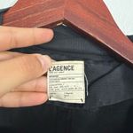 L'Agence  Black Long Coat with hood Photo 2