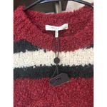 Rag and Bone Robyn Striped Pullover Knit Sweater Black Red Womens Size XXS Photo 11