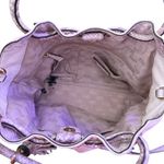 Michael Kors Michael‎ Kors Pebbled Leather Bag Snake Print Tassel Fringe Logo Crossbody Purse Photo 6