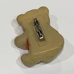 Signed GGI Costume Brooch Pin Plastic Valentine Bear Photo 7