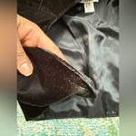 Vintage 90s Patra black velvet cropped evening bolero shrug, size 12 Photo 6