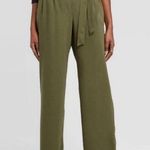 A New Day Paper Bag Wide Leg Pants Women’s Size Small Green Photo 0