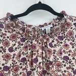 Carolina belle Women's Ribbed Cuffs Ruffled Neckline With Rear Keyhole Back Size Photo 5