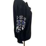Harper Francesca's  Heritage Peasant Embroidered Blouse Size XS Photo 3