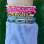 Pink Stack Beaded Bracelet Photo 1