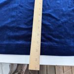 Cynthia Rowley ‎ Dress Womens Medium Blue Velour Mini Shift Photo 6