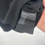 Club Monaco  Black Ribbed Knit Puff Sleeve Mini Dress Square Neck Size S Photo 9