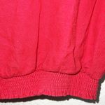 A New Day Red Tie Front Linen Blend Wide Sleeve Crop Top Photo 6