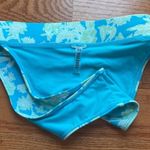 Forever 21 Teal and Green Floral Print High Waist Bikini Set Photo 4