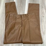 Lucy Paris  faux leather paper bag waist pants size small Photo 3