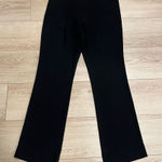Maje  Black Straight Wide Leg Bootcut Acetate Professional Dress Pants Size 40/L Photo 0